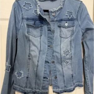 Stylish Distressed Denim Jacket